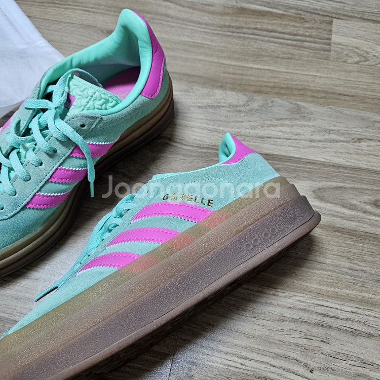 아디다스 오리지널 가젤 볼드 스니커즈 민트그린 230--3