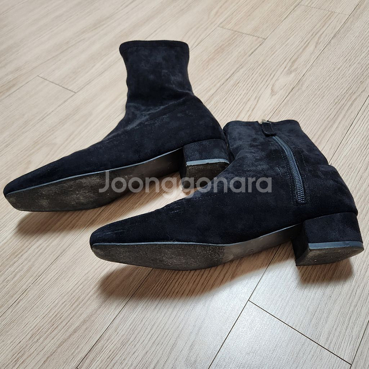스웨이드 앵클부츠 235-240(굽3cm)--1