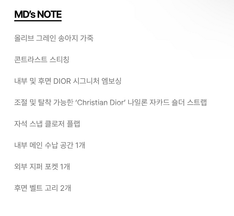 디올 옴므 새들 파우치 백--1