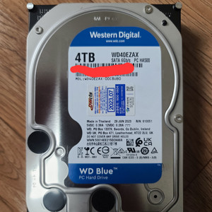 WD BLUE 하드디스크 4TB (WD40EZAZ)