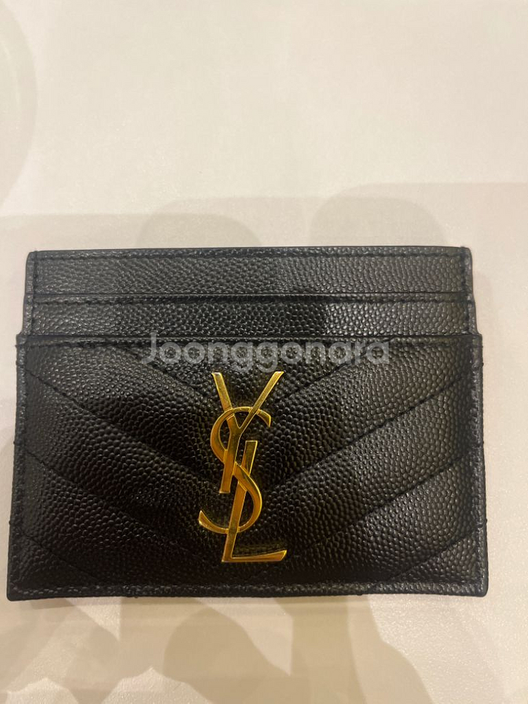 입생로랑 카드지갑--1