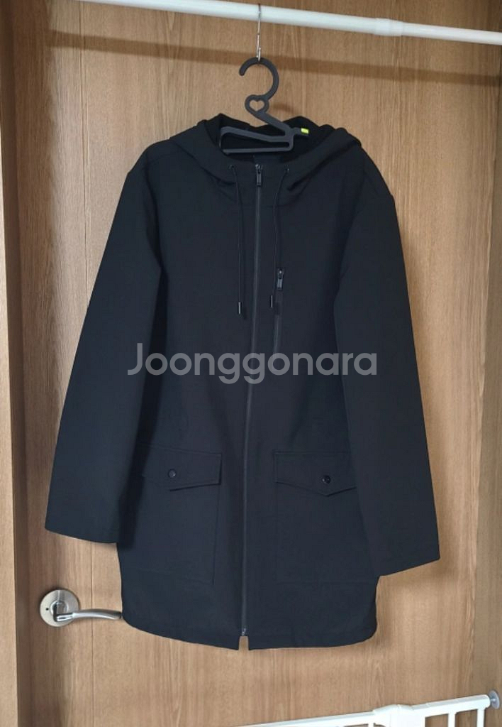 뱅뱅 후드 기모 사파리 롱점퍼 95 남녀공용--5