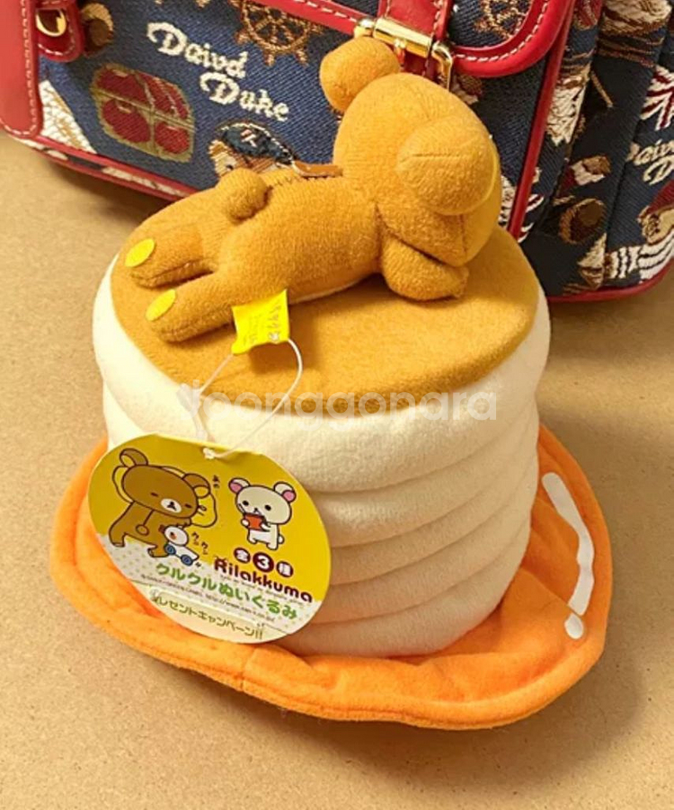 고전 리락쿠마 팬케이크 인형--1