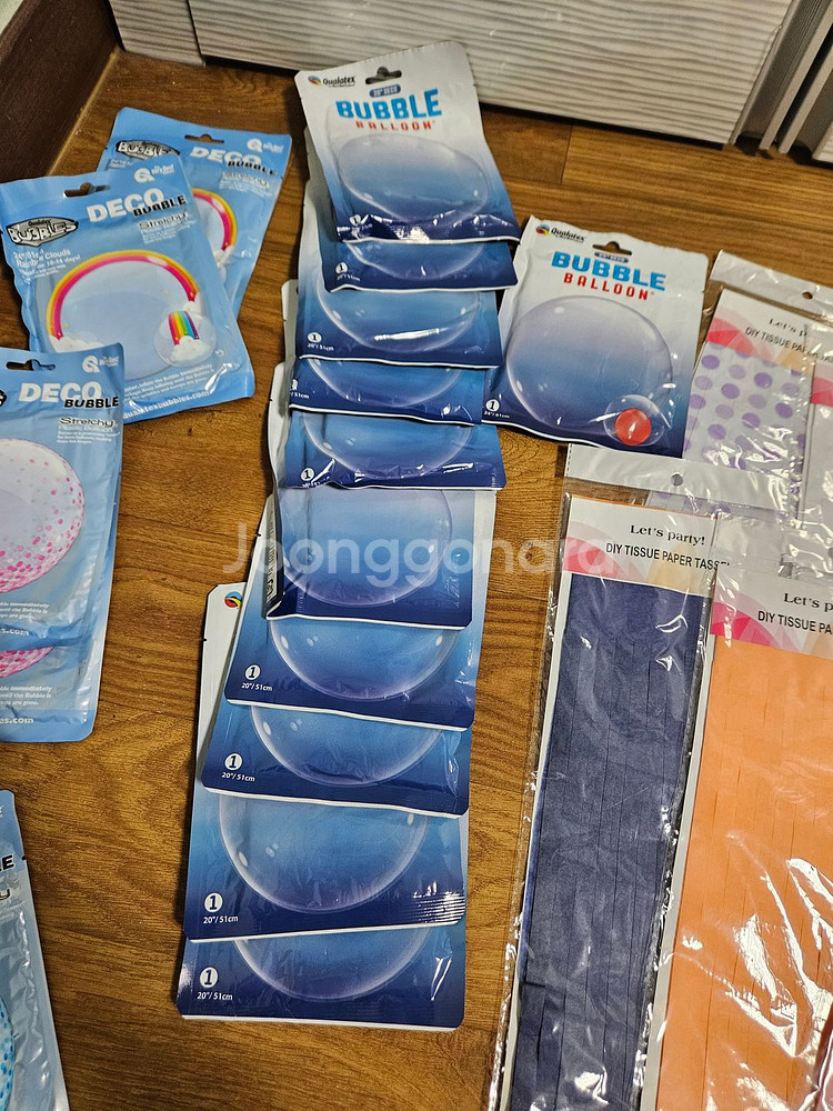 레터링풍선, 꽃풍선 자재(일괄)--3