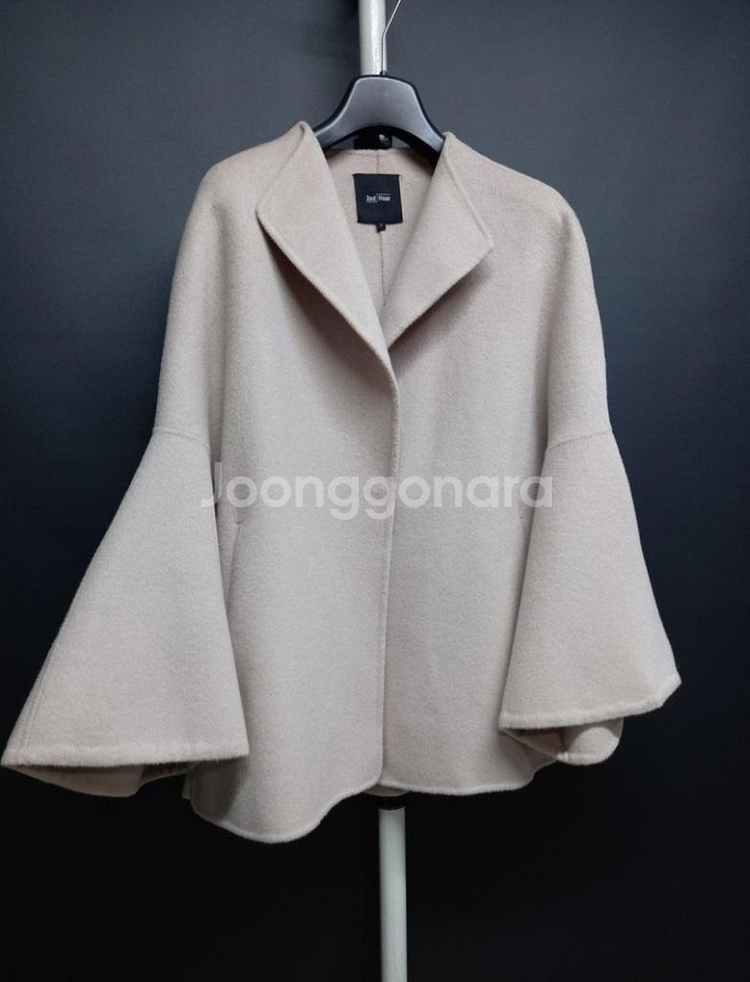 새 세컨플로어 핸드메이드 광폭 하프 코트 55-88--2