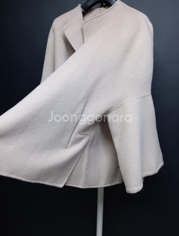 새 세컨플로어 핸드메이드 광폭 하프 코트 55-88--6