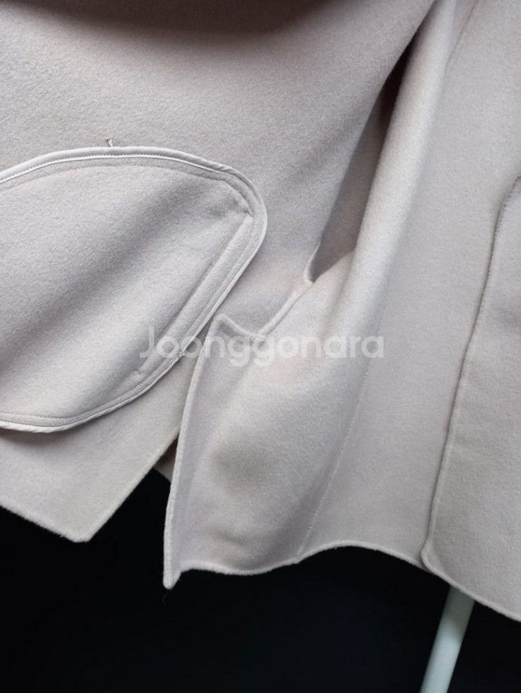 새 세컨플로어 핸드메이드 광폭 하프 코트 55-88--8