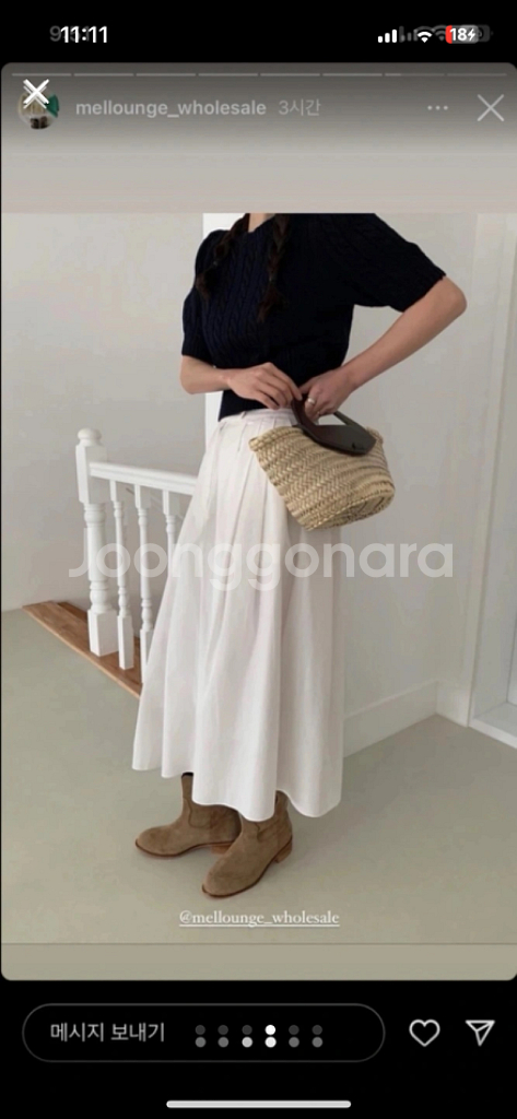 멜라운지 에그 꽈배기 니트/시예 릴리코츠--3