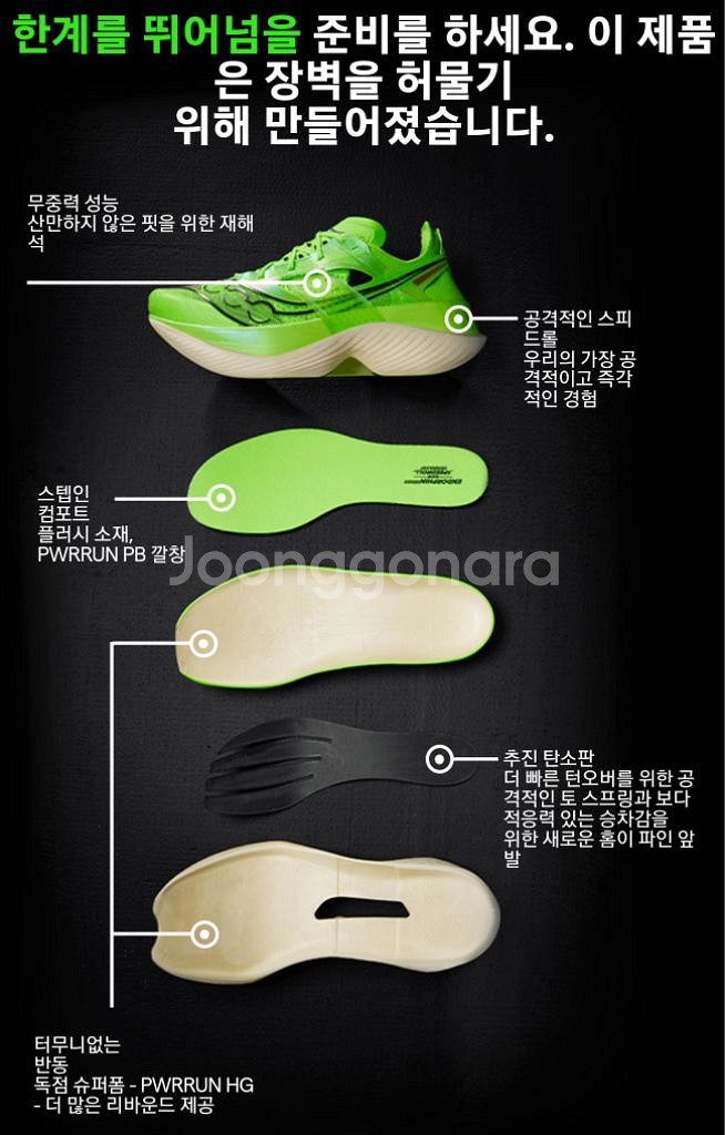 써코니 엔돌핀 엘리트 280mm 팝니다.--5
