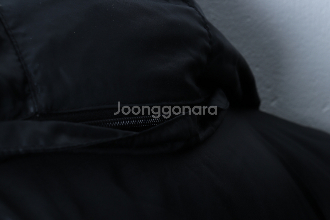 (M) 아디다스 패딩 점퍼자켓 블랙 올드스쿨 한정판--5