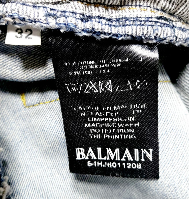 발망 남성청바지32 바이커 바지/스판 이미지