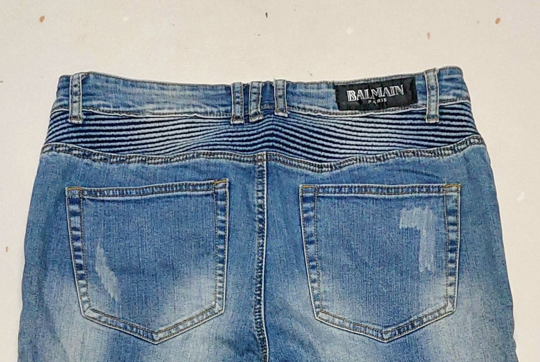 발망 남성청바지32 바이커 바지/스판 이미지