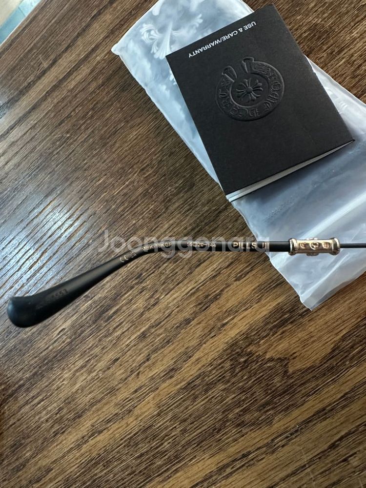크롬하츠 안경 필스3 블랙골드 새상품--5