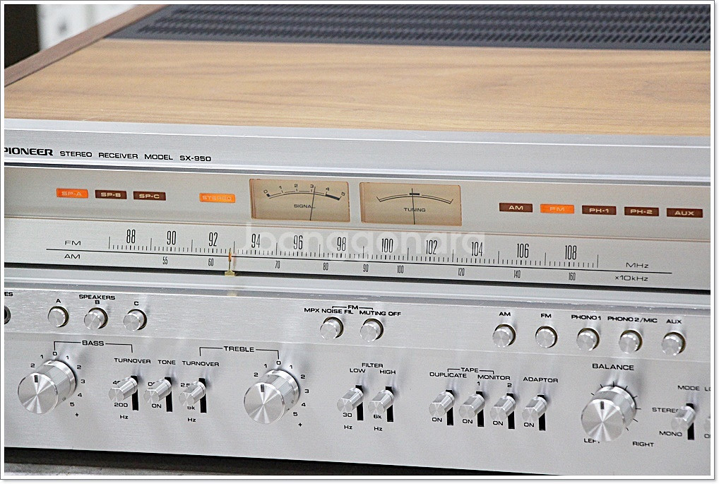 파이오니아 거함급 최고급형 아날로그 리시버 SX-950--3