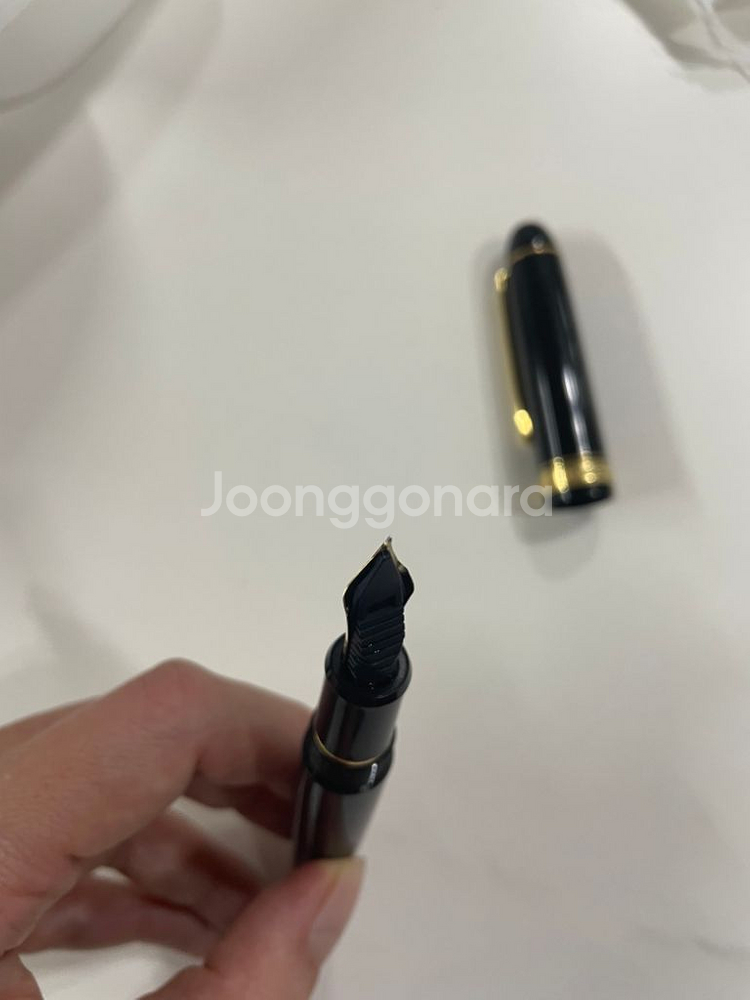 플래티넘 센츄리 만년필 블랙 sf닙--2