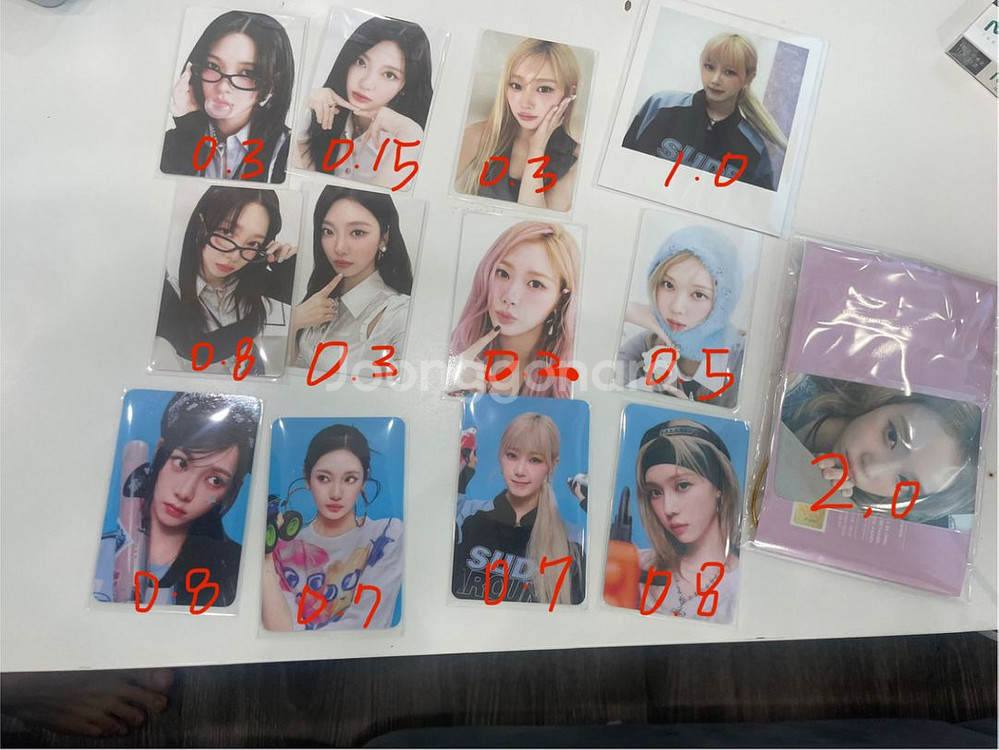 에스파 포토카드 판매 포카 특전 미공포--2