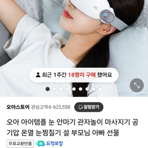 오아 아이템플 눈 마사지기 (새제품)