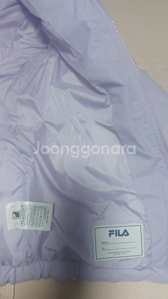 FILA 흴라키즈 점퍼 패딩 여아--3