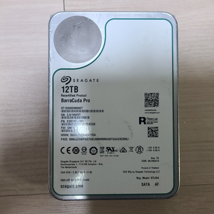 씨게이트 중고 3.5인치 12Tb HDD