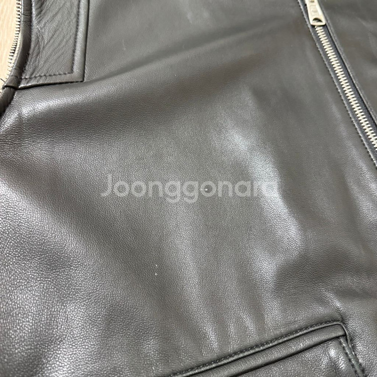 아디다스 레더 가죽 베스트 후드 한정판 자켓 조끼 집업--5