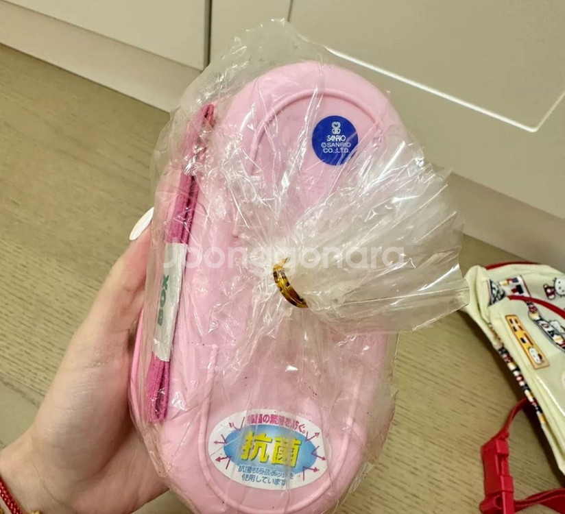 고전 키티 앤젤 천사 도시락 보관 수납 정리--2