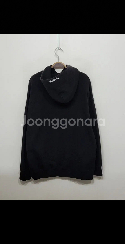 (L) 마크곤잘레스 후드티 블랙 빅로고 티셔츠--4