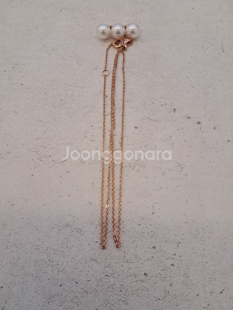 14k 해수 진주 목걸이팝니다--1