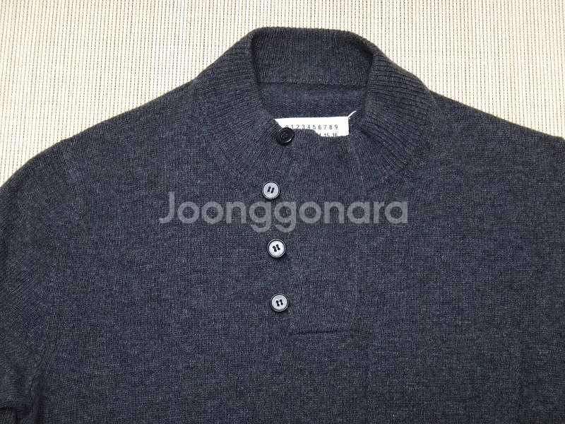 (M/95) 메종 마르지엘라 남성 라나울 원포켓 니트--3