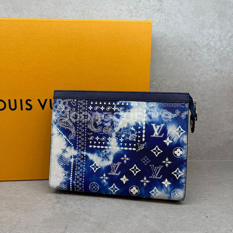 루이비통 모노그램 반다나 보야주 스탠딩 클러치--1