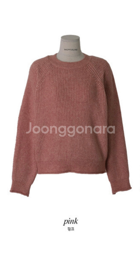 쇼퍼랜드 티라미수 포근 라운드 니트--1