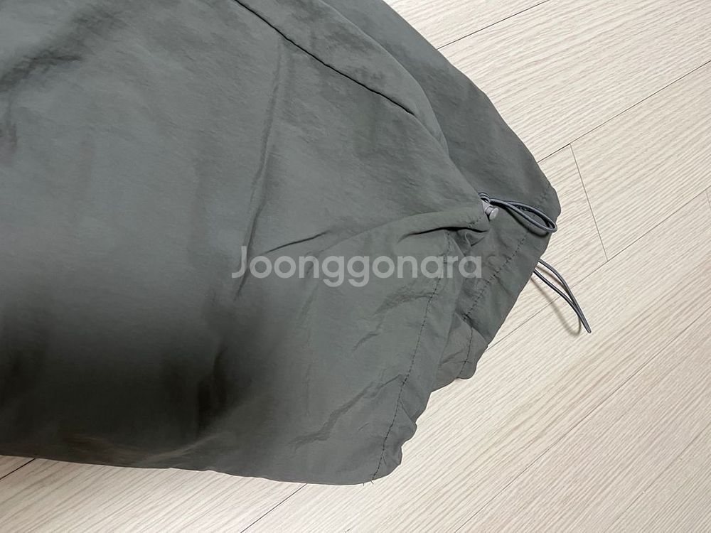 어커버 타슬란 카고 와이드 밴딩팬츠--7