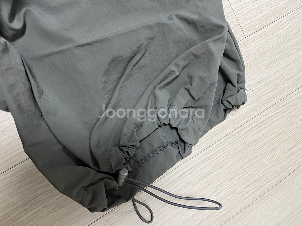 어커버 타슬란 카고 와이드 밴딩팬츠--5