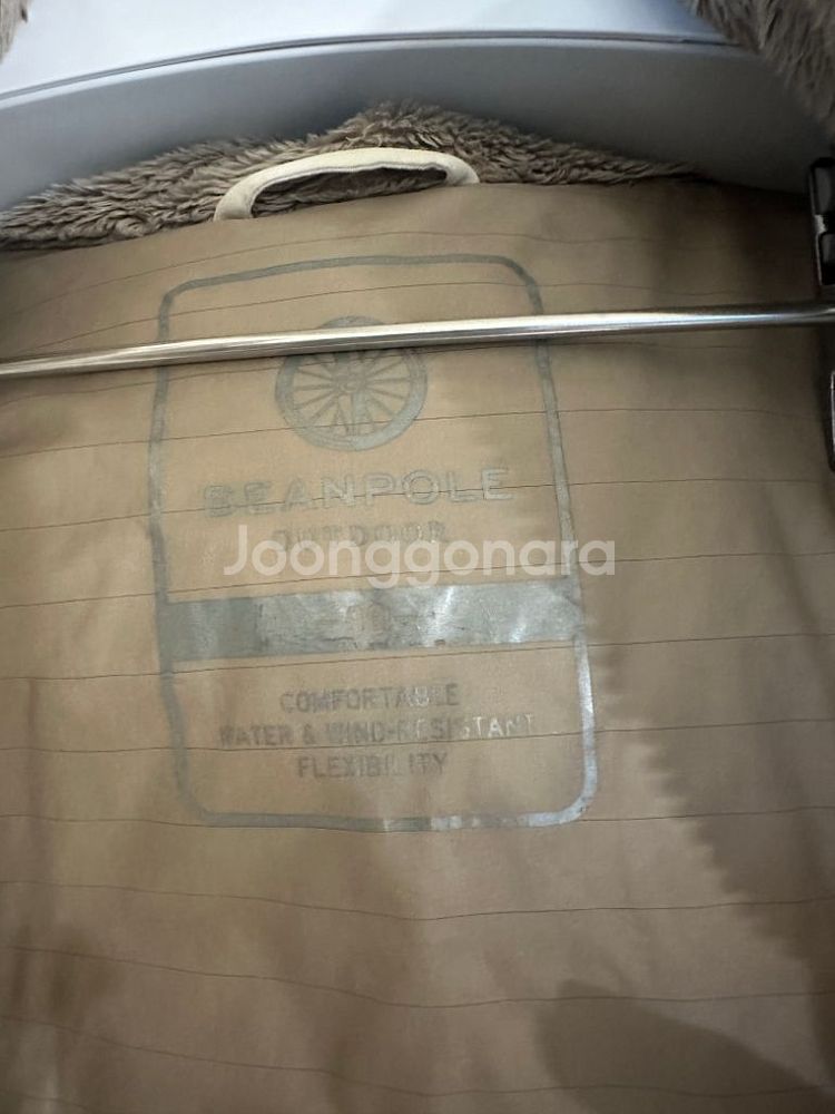 빈폴 아웃도어 고어텍스 너구리털 점퍼 90--2