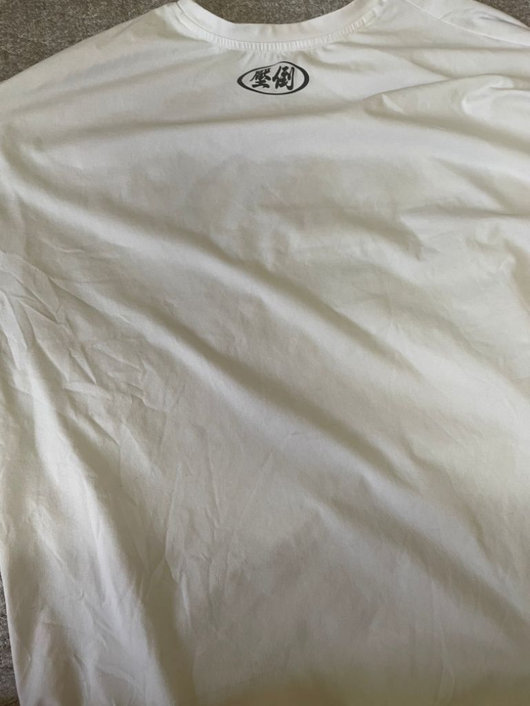 압도반팔 원형로고 화이트--2