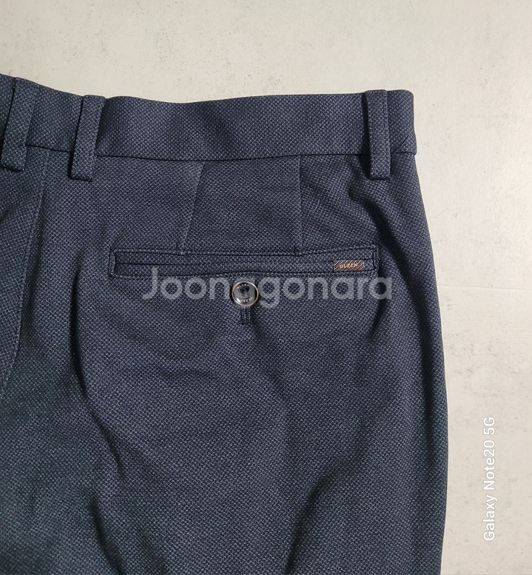 남성 울젠 슬림핏 기모 슬랙스 (새상품급.사방스판32)--4