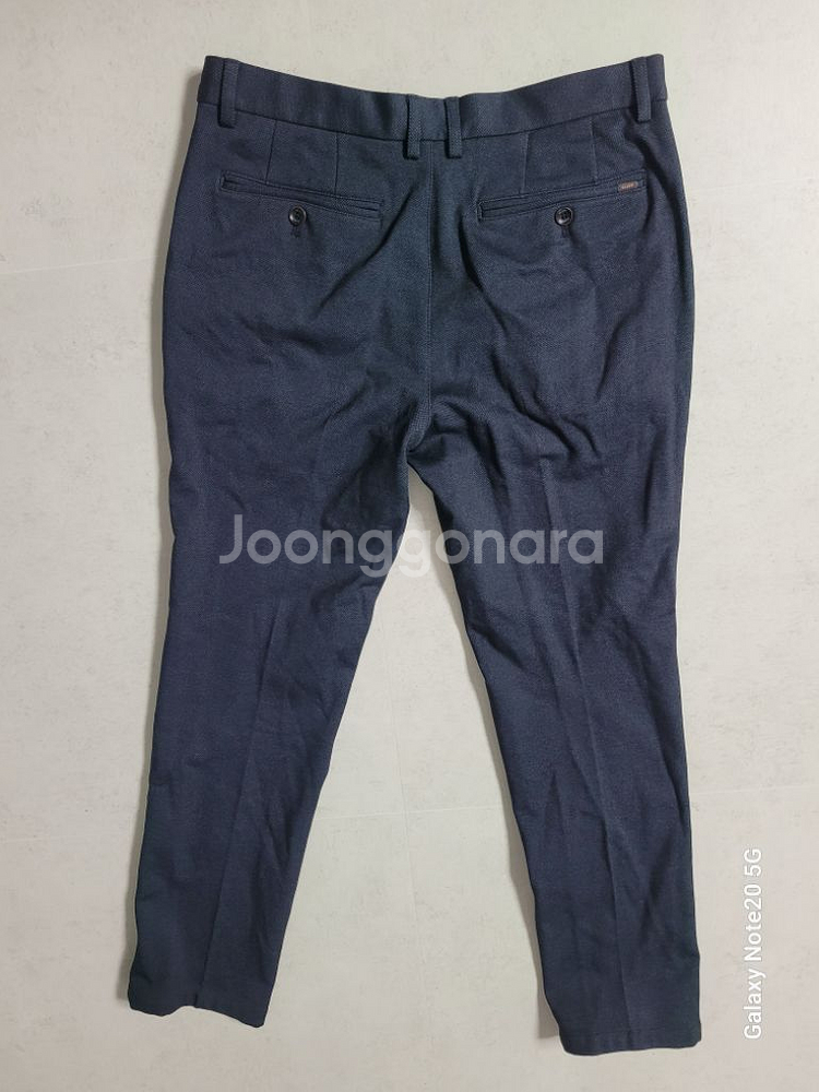 남성 울젠 슬림핏 기모 슬랙스 (새상품급.사방스판32)--9