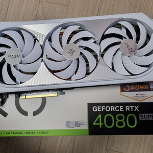 기가바이트 rtx 4080 super aero 팝니다