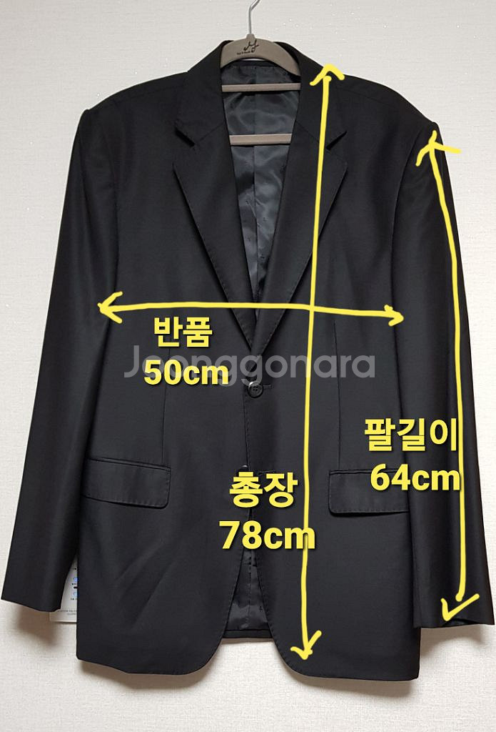 제일모직 엠비오 MVIO 울 100% 고급 정장 쟈켓--5