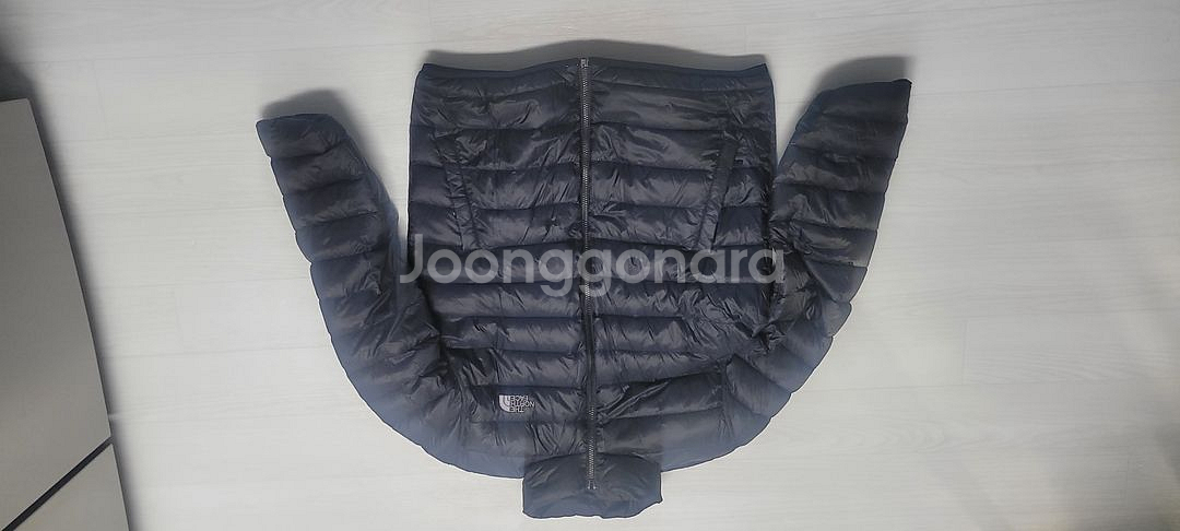 노스페이스 카모 패딩--3