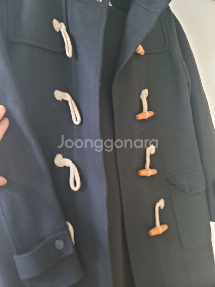 일제 모70% 떡볶이 코트 자켓 블랙네이비--2