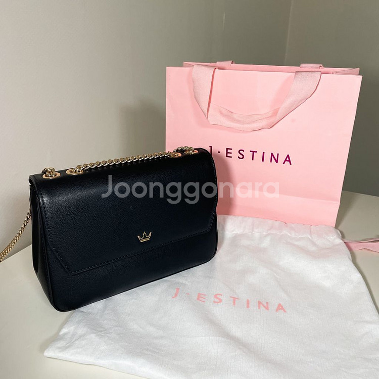 제이에스티나 크로스백 숄더백 투웨이백 블랙 정가 25--7