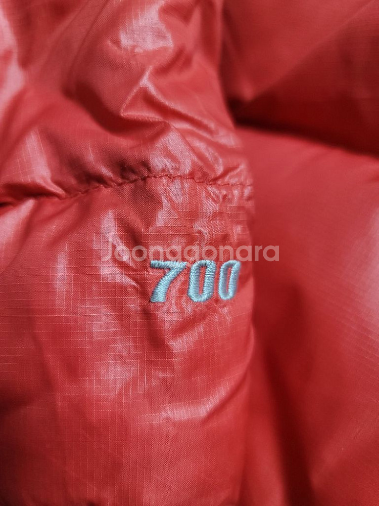 노스페이스 700 눕시 패딩 여성 90사이즈 상태굿--2