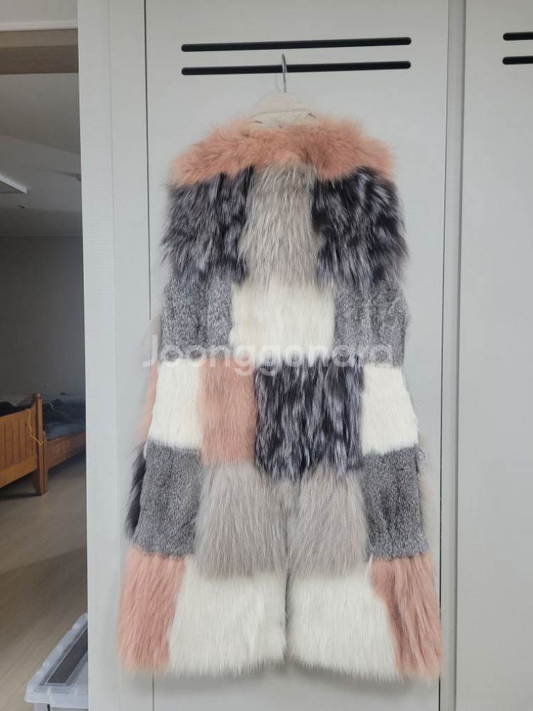 지컷 양면 퍼 베스트 66사이즈--1