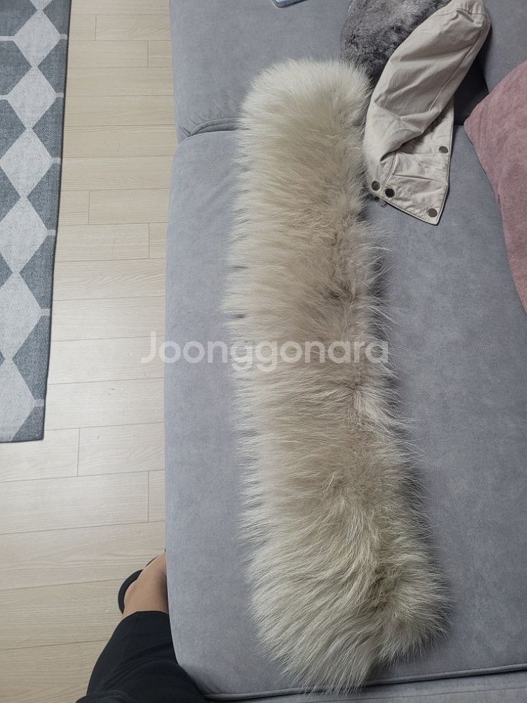 지컷 양면 퍼 베스트 66사이즈--8