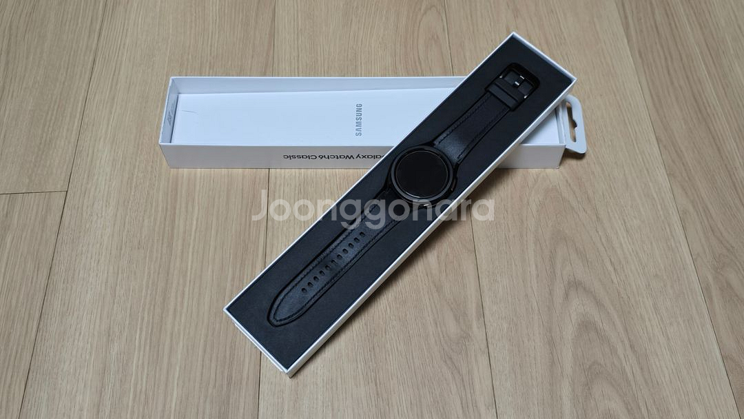 갤럭시 워치6 클래식 43mm 블랙 블루투스 무기스--1