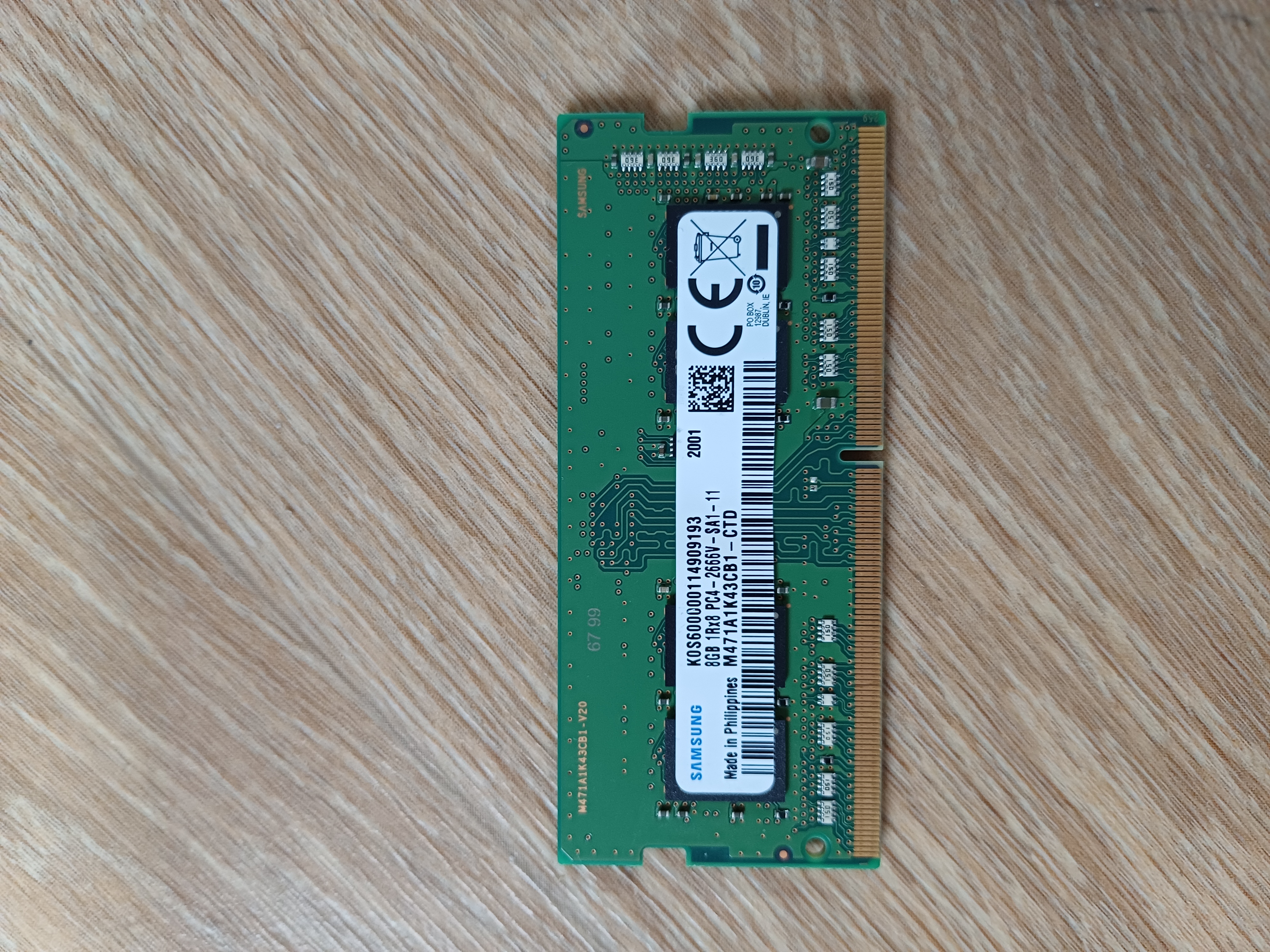 삼성 노트북 PC4 RAM 8GB