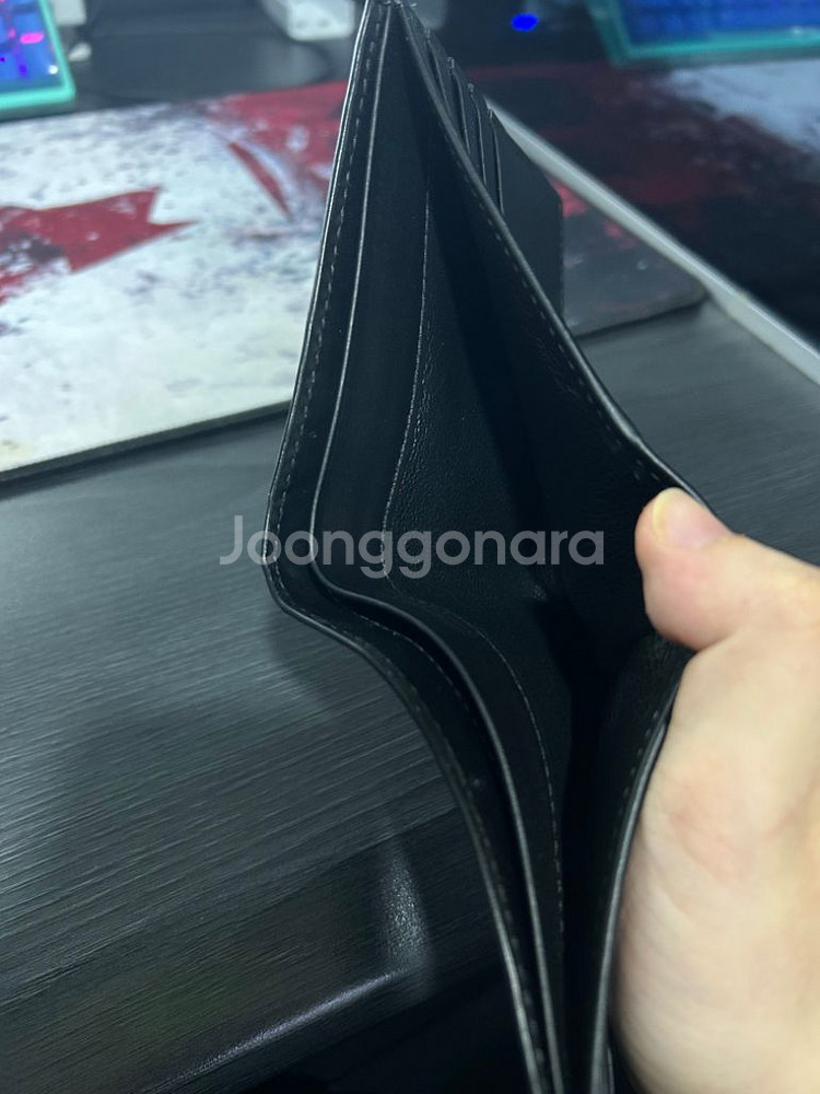 보테가 베네타 반지갑/블랙--4