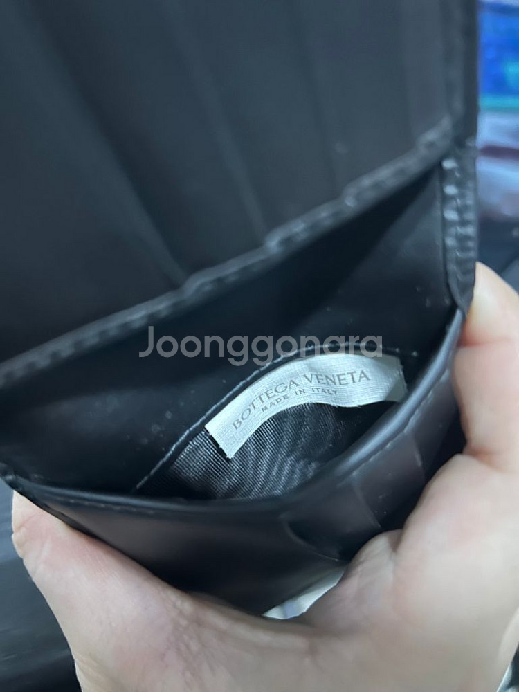 보테가 베네타 반지갑/블랙--3