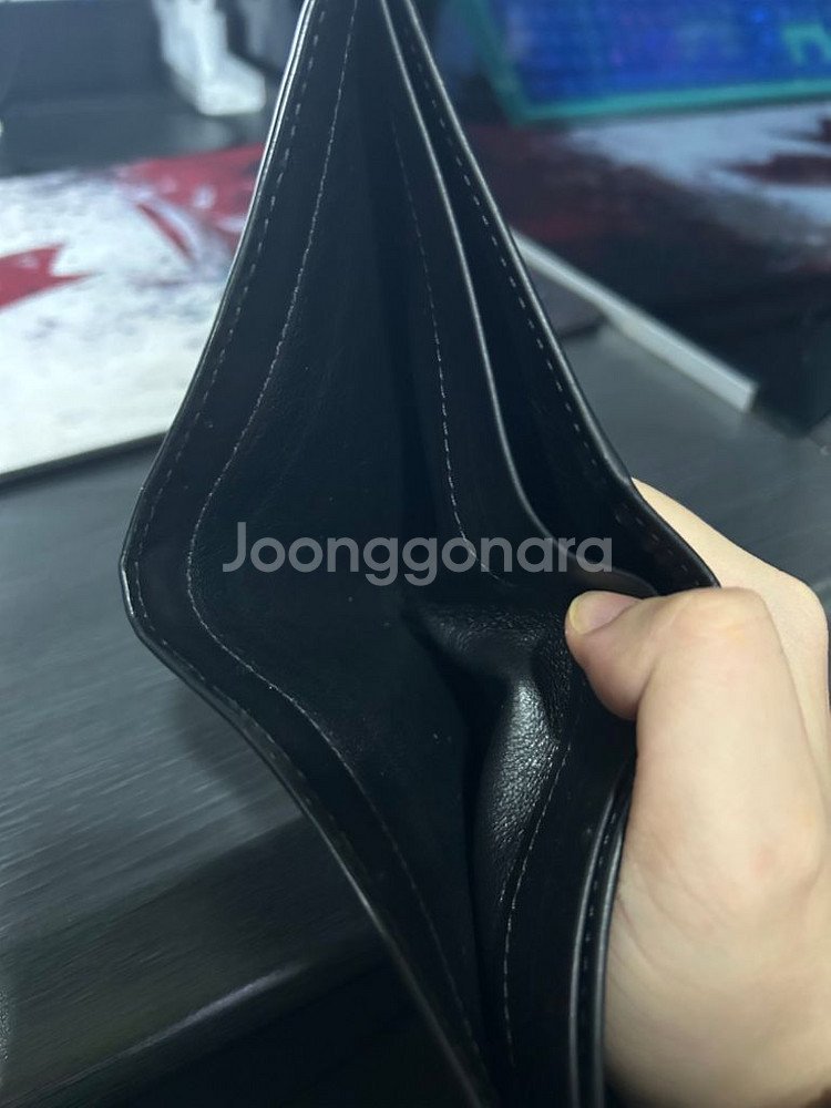 보테가 베네타 반지갑/블랙--5