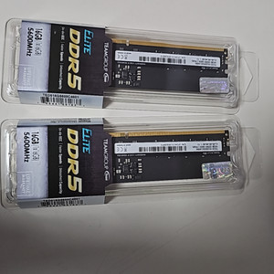 TeamGroup DDR5-5600 CL4 16G 두개